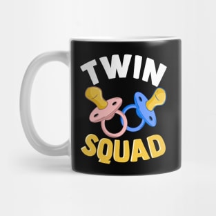 Cute & Funny Twin Squad Twinning Baby Pacifiers Mug